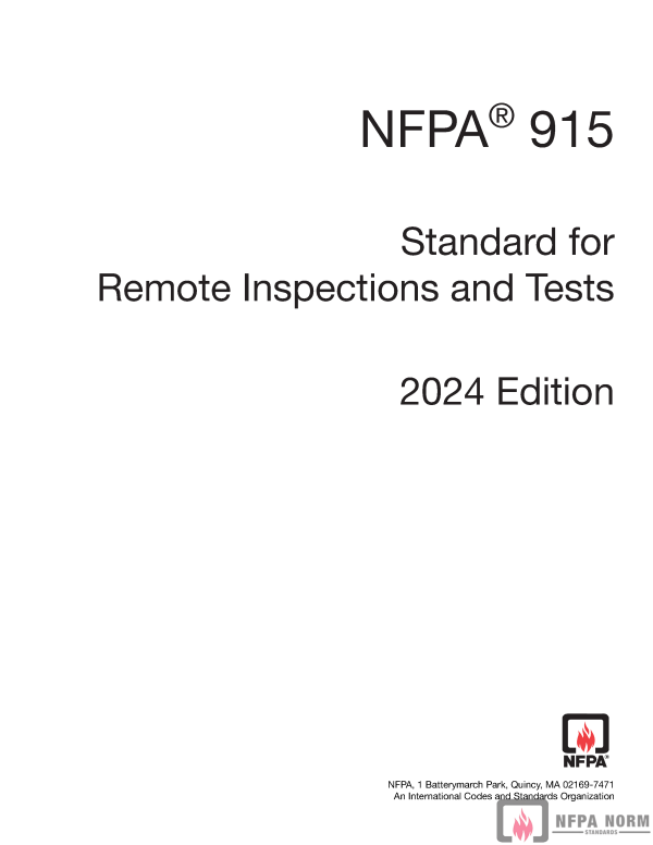 NFPA 915, STANDARD FOR REMOTE INSPECTIONS PDF